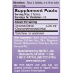 Natrol Cinnamon Extract 1000 мг. притежава силно антиоксидантно действие