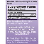 Natrol L-Carnitine 500 mg повишава издръжливостта