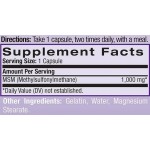Natrol MSM 1000 mg подпомага възстановяването на ставите и мускуулите