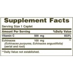 Vitamin C 500 мг + Echinacea за антиоксидантна защита