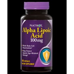 Natrol Alpha Lipoic Acid 100mg en