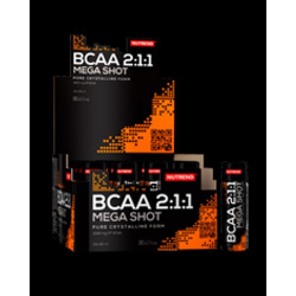 Nutrend BCAA Mega Shot 2:1:1 60 мл предпазва мускулната тъкан от увреждане