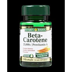 Nature's Bounty Beta-Carotene 25000 IU en