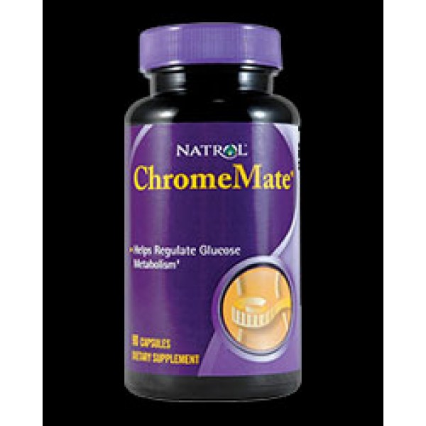 Natrol ChromeMate стимулира обменните процеси в тялото