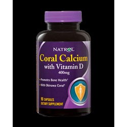 Natrol Coral Calcium with Vitmain D en