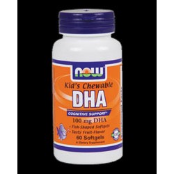 NOW Foods DHA 100 мг Kid`s Chewable