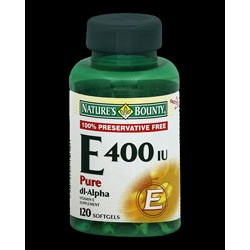 Nature's Bounty Vitamin E-400 IU - 50 гелкапсули