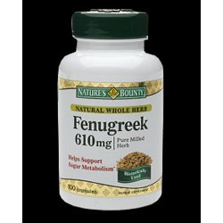 Nature's Bounty Fenugreek 610 mg