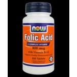 NOW Foods Folic Acid за подобряване на тонуса