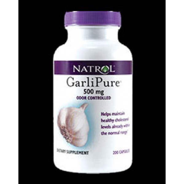 Natrol GarliPure поддържа оптимални нива на холестерола в тялото