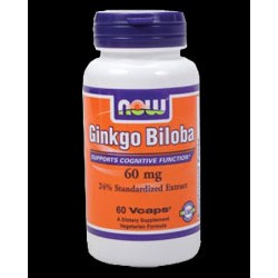 NOW Foods Ginkgo Biloba 60 мг