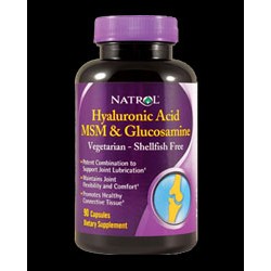 Natrol Hyaluronic Acid, MSM & Glucosamine