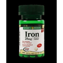 Nature's Bounty Iron 28 мг en