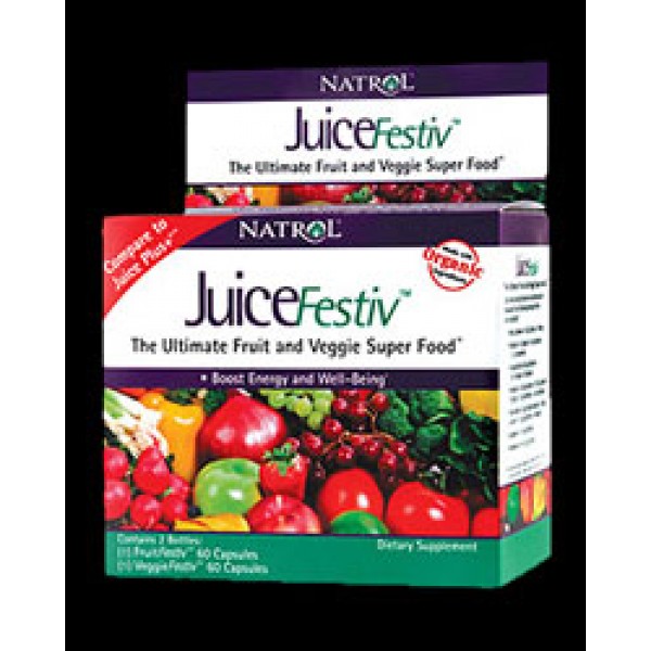 Natrol Juice Festiv с естествени витамини, минерали и антиоксиданти