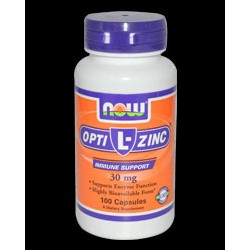 NOW Foods L-OptiZinc® 30 mg