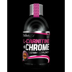 BioTech USA Liquid L-Carnitine + Chrome