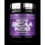 SCITEC MEGA BCAA 1400 спомага за увеличаване на мускулната маса и повишава силата