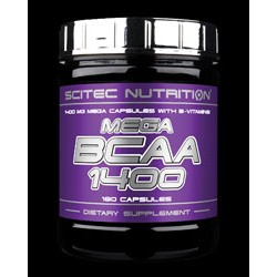 SCITEC Nutrition MEGA BCAA 1400 - 180 капсули