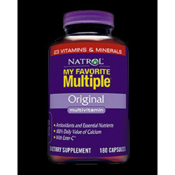 Natrol My Favorite Multiple® подпомага обмяната на веществата