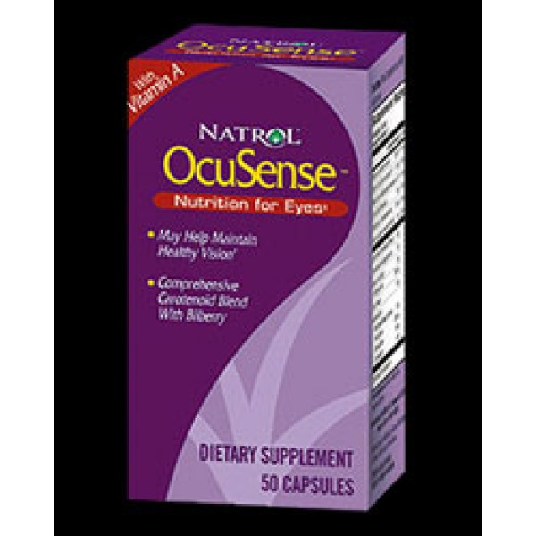 Natrol OcuSense подхранва и предпазва очите