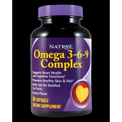 Natrol Omega 3-6-9 Complex - 60 дражета