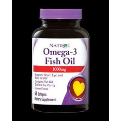 Natrol Omega-3 Fish Oil - 60 дражета