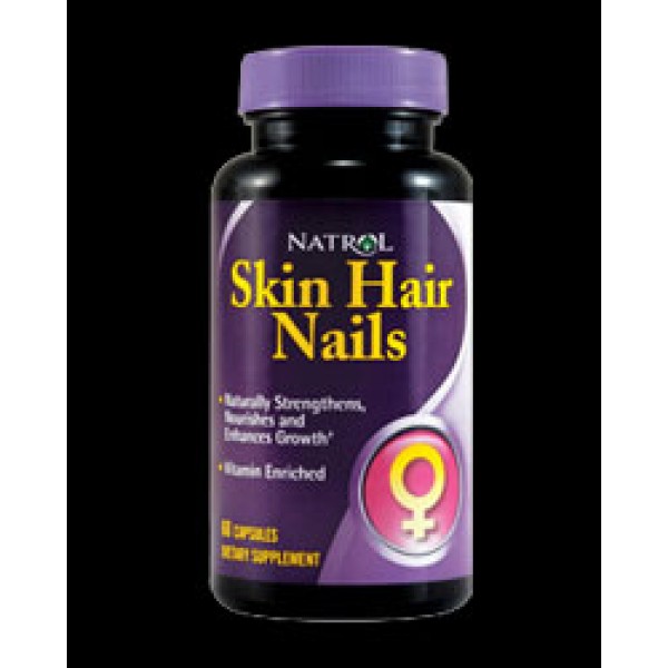 Natrol Skin Hair Nails подхранва кожата, косата и ноктите