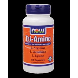 NOW Foods Tri-Amino - 60 капсули