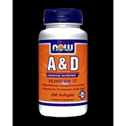 NOW Foods Витамин A & D 10000/400 IU en