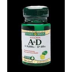 Nature's Bounty Vitamin A & D en