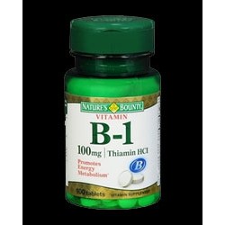 Nature's Bounty Vitamin B-1 100 мг en
