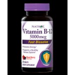 Natrol Vitamin B-12 5000mcg Fast Dissolve подпомага нервната система