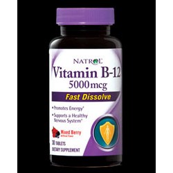 Natrol Vitamin B-12 5000mcg Fast Dissolve en