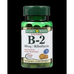 Nature's Bounty Vitamin B-2 100 мг en