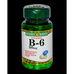 Nature's Bounty Vitamin B-6 100 мг en