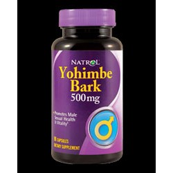 Natrol Yohimbe Bark - 135 капсули
