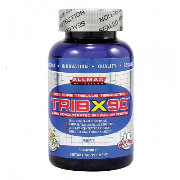 AllMax TribX 90 стимулира отделянето на тестостерон