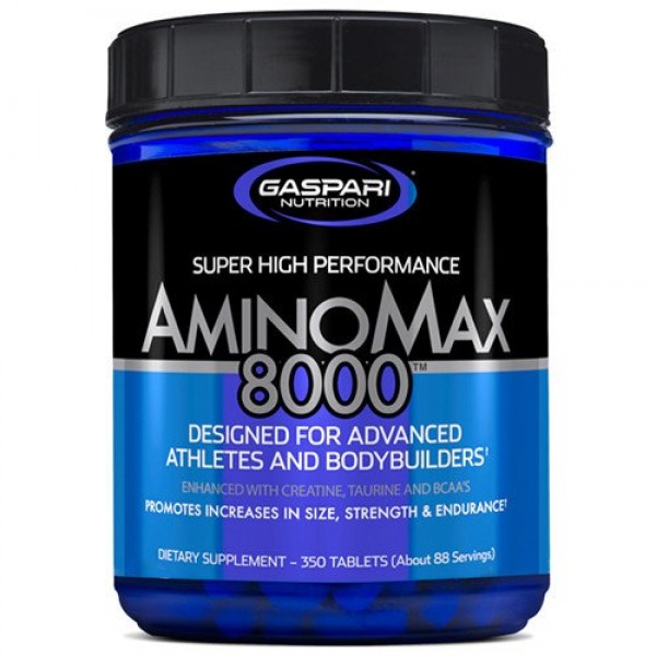 Gaspari AminoMax 8000 подпомага мускулния растеж