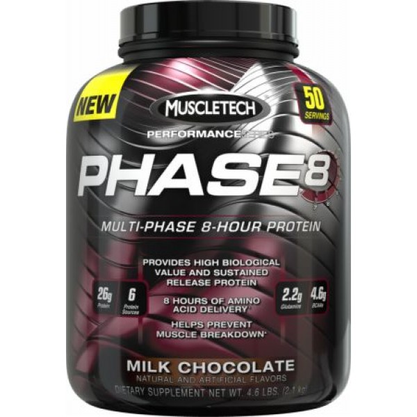 MuscleTech PHASE 8 е със силно изразен анаболен и антикатабоен ефект