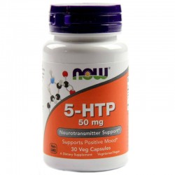 NOW Foods 5-HTP 50 мг - 30 капсули