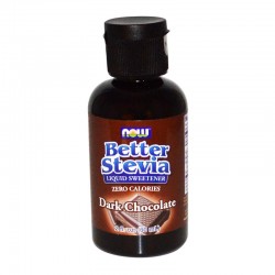 NOW Foods Better Stevia Liquid Sweetener (Dark Chocolate)
