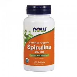 NOW Foods Spirulina 500 мг - 100 таблетки