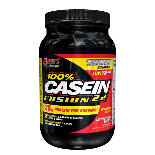 Казеинов протеин  SAN 100%  Casein Fusion с бавно разграждане