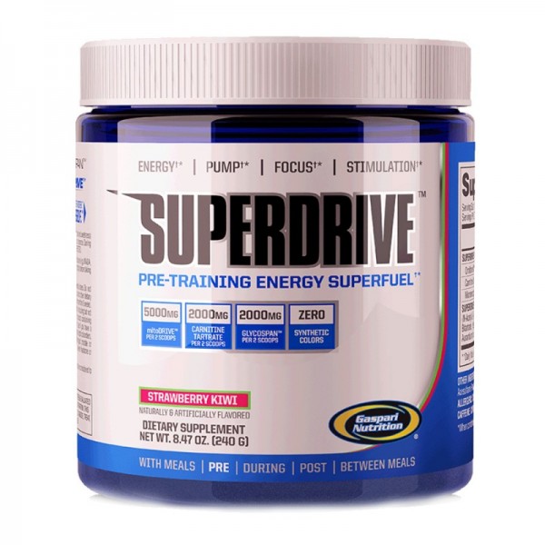 Gaspari Superdrive увеличава значително мускулната производоителност