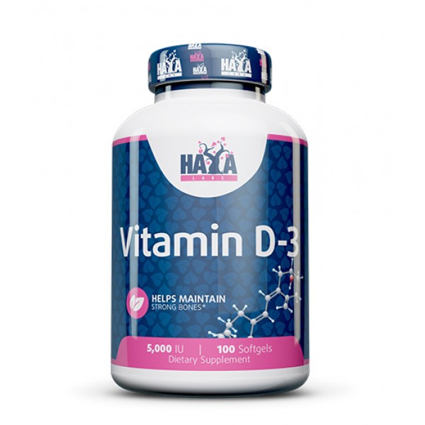 HAYA LABS Vitamin D-3 / 5000 IU /