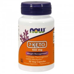 NOW Foods 7-KETO 100 мг -30 капсули