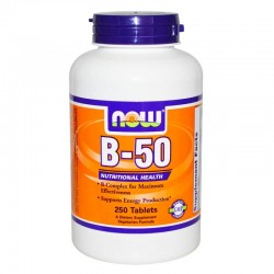 NOW Foods B-50 complex -250 таблетки