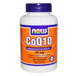 NOW Foods CoQ10 30 мг - 240 капсули