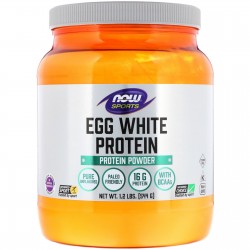 NOW Foods EggWhite Protein - 544 грама- НЕОВКУСЕН