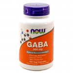 NOW Foods GABA 500 мг + B6 - аминокиселини в подкрепа на съня